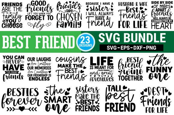 Download Best Friend SVG Bundle - Friend Collection