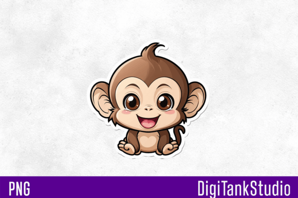 Download Cute Chibi Monkey Design - Monkey design Collection