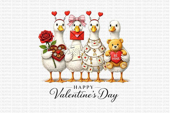 Download Goose Valentine PNG - Premium Resources