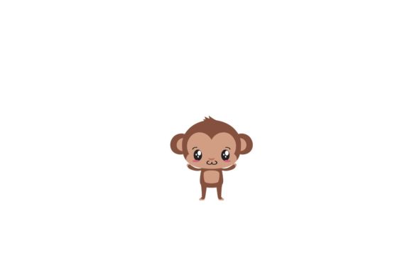 Download Kawaii Monkey Design Icon - Monkey design Collection