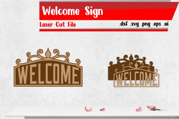 Download Welcome Sign Laser Cut Files - Premium Bundle