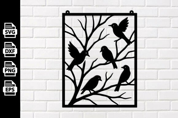 Download Bird Metal Wall Art Laser Cut Files Sign - Laser cut files Collection