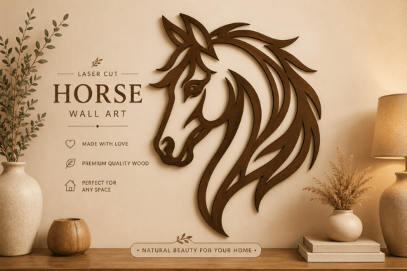 Download Horse Head Wall Art SVG,Laser Cut Files - Laser cut files Collection